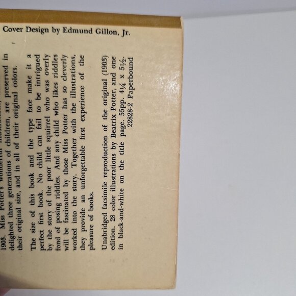 Vintage The Tale Of Squirrel Nutkin Beatrix Potter Paperback 1970s Dover - Picture 4 of 9